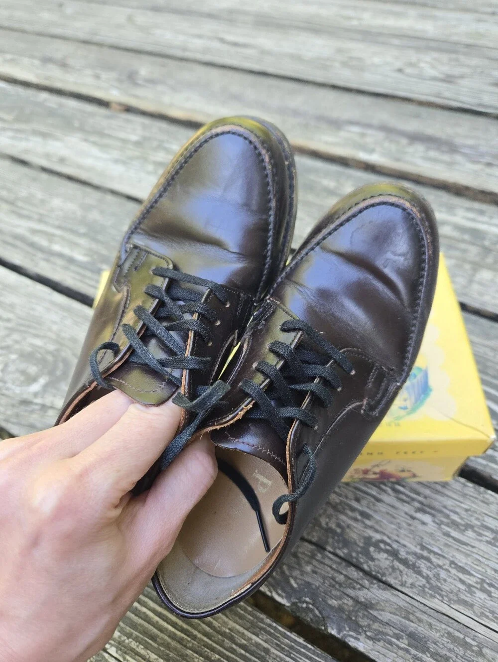 Vintage 1954 Mother Goose Shoes with Original Box